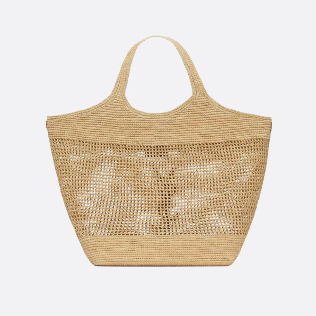 Raffia-Handtasche - BloxBagde