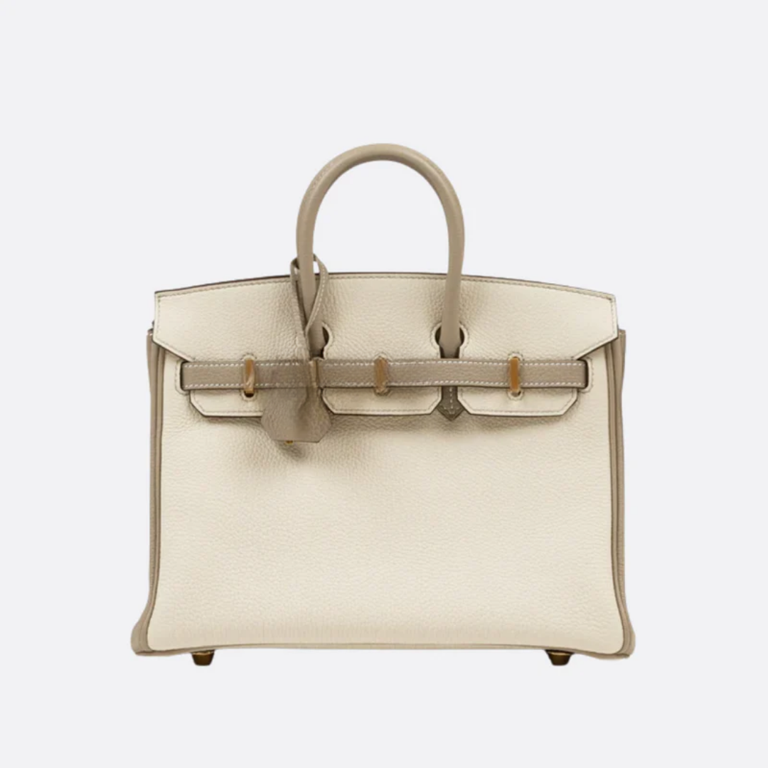 Klassische Lederhandtasche - BloxBagde