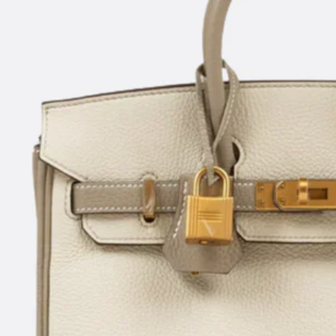 Klassische Lederhandtasche - BloxBagde