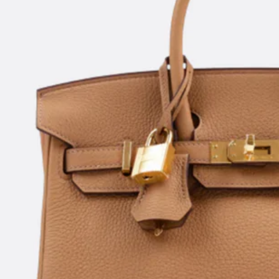 Klassische Lederhandtasche - BloxBagde