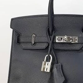 Klassische Lederhandtasche - BloxBagde